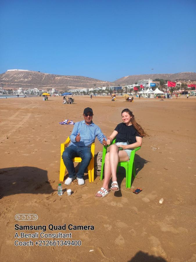 Chambre chez l'habitant avec famille Agadir Extérieur photo